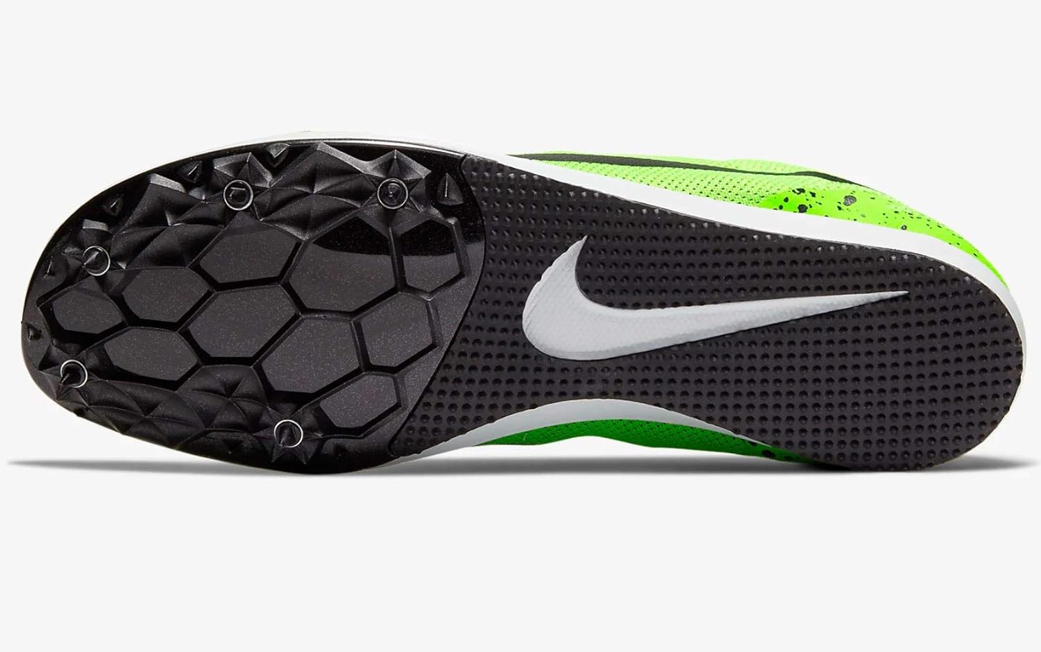 Мужские беговые кроссовки Nike Race, зеленый/черный/платиновый — фото 4
