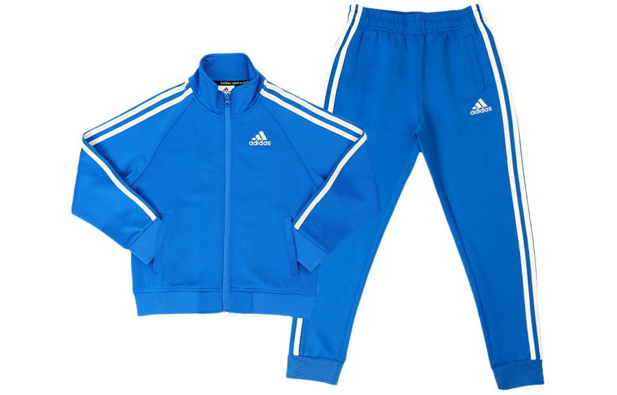 

Повседневный спортивный костюм Adidas для детей сине-белый