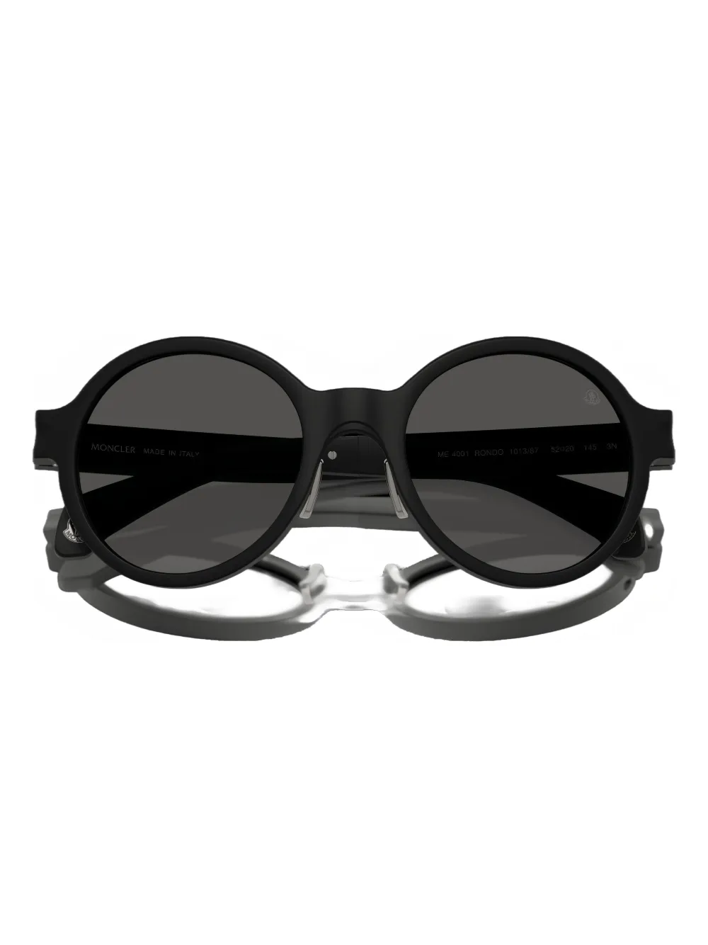 

Солнцезащитные очки в круглой оправе Moncler Eyewear, черный