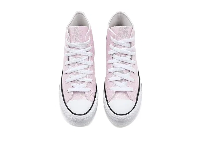 Кроссовки платформа Chuck Taylor All Star Lift Platform Shine Converse Kids, New Found Bloom/White/Black — фото 3