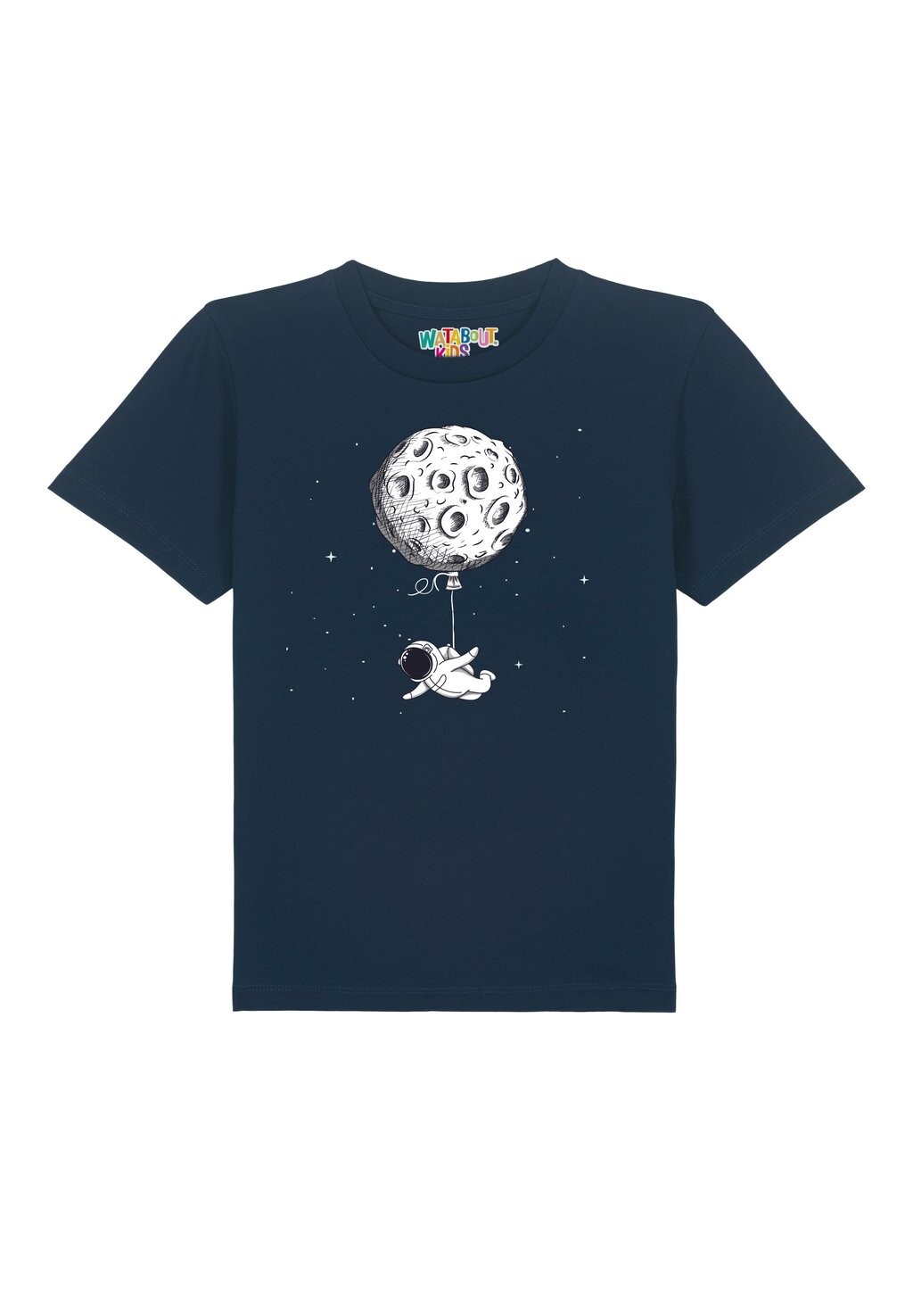 

Футболка с принтом FUNNY SPACEMAN Watapparel, цвет french navy
