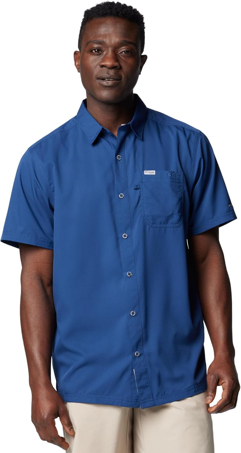 

Columbia мужская стандартная рубашка Slack Tide Camp, Carbon