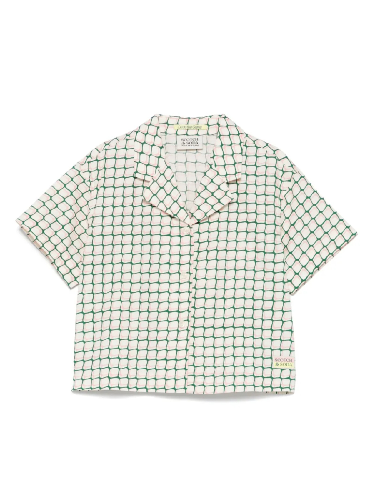 

Рубашка с принтом Scotch & Soda Kids, нейтральный