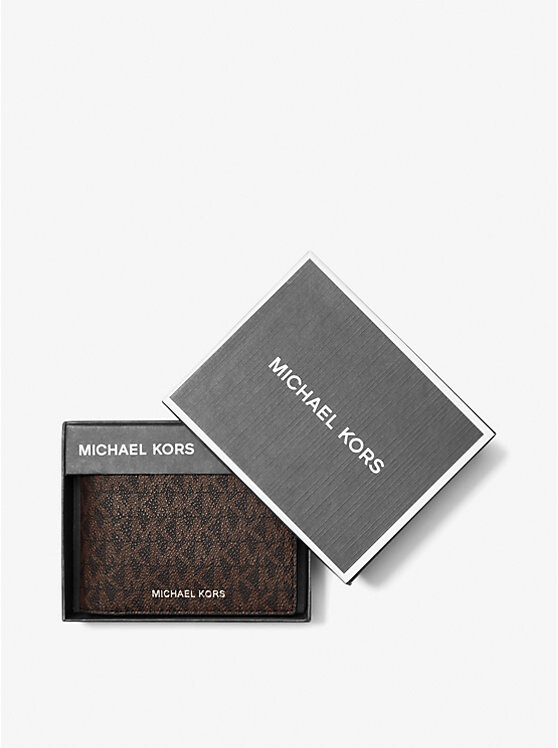 

Кошелек Harrison с логотипом и футляром Michael Kors Mens, коричневый