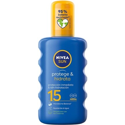 

Солнцезащитный и увлажняющий спрей SPF 15 200 мл Nivea