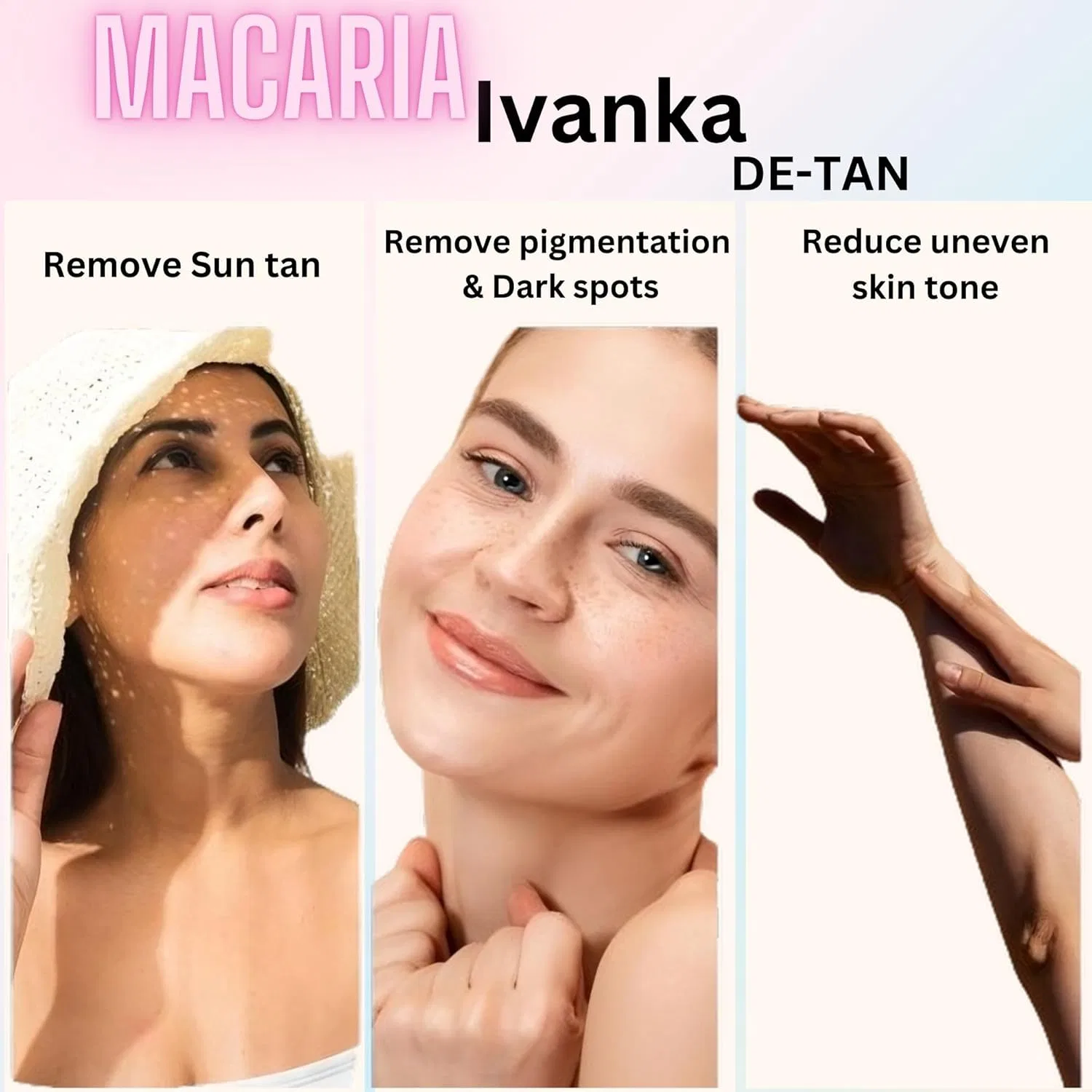 Крем для интимной зоны Ivanka De-Tan Cream для осветления кожи, 500 мл Macaria — фото 2