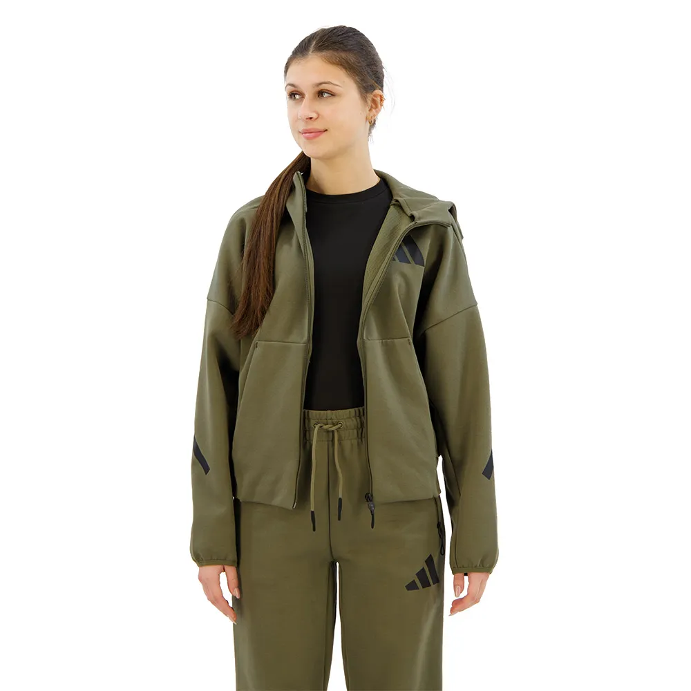 

Толстовка adidas Z.N.E full zip, коричневый