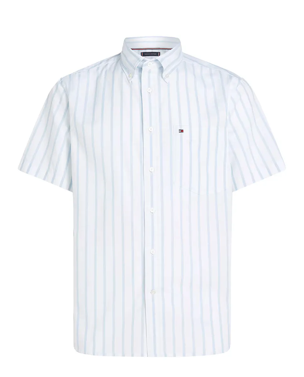 

Мужская рубашка из поплина с короткими рукавами больших размеров Tommy Hilfiger, белый