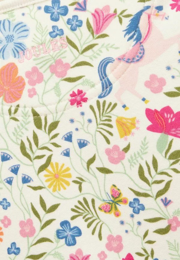 Комбинезон для сна razamataz стандартного кроя Joules, Cream Horse Print — фото 4