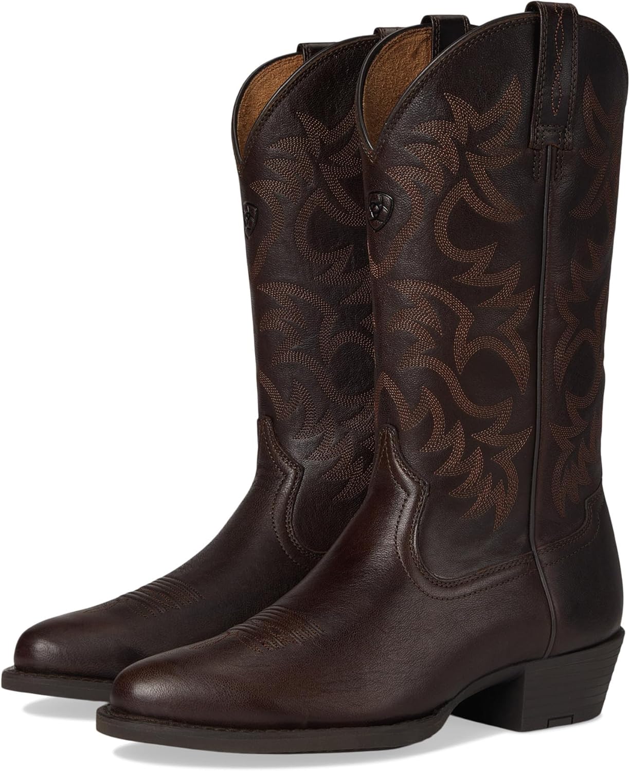 

Ковбойские сапоги Ariat Heritage с круглым носком - мужские, шоколадный