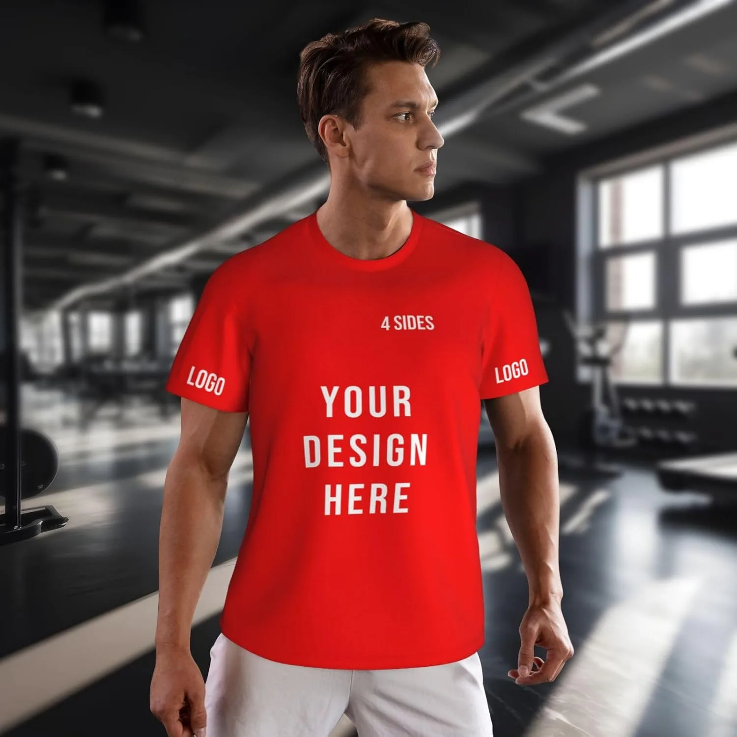 Футболка Custom с логотипом и текстом на 4 сторонах — фото 3