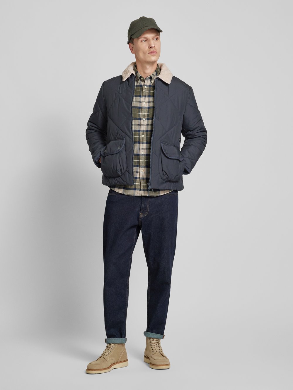 

Стеганая куртка с отложным воротником модель «ANGLER» Barbour