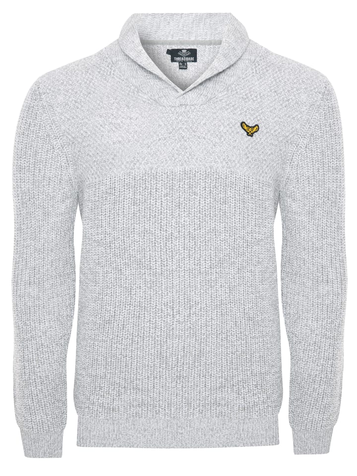 

Пуловер Threadbare, цвет light grey/ecru twist