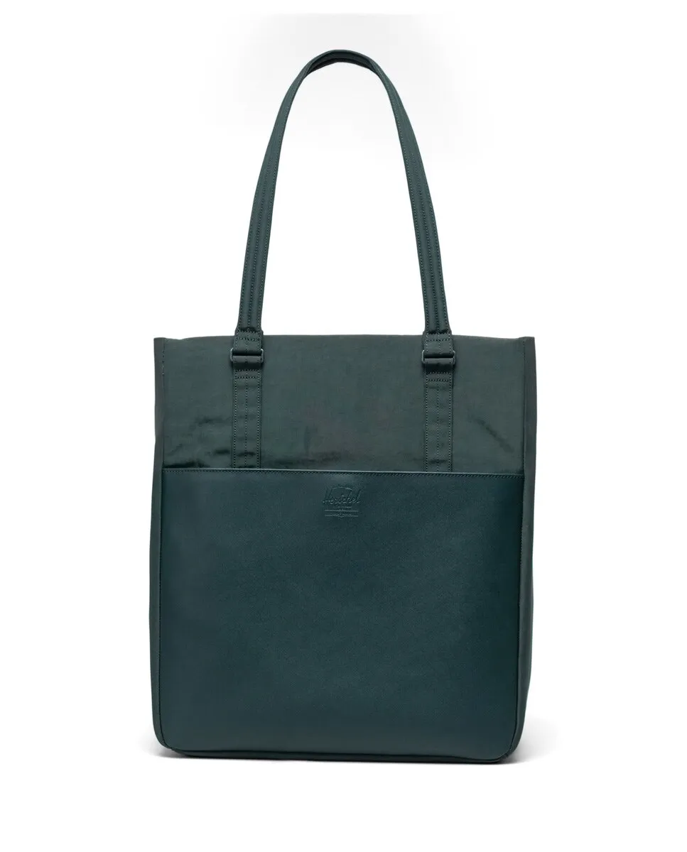 

Женская сумка 15,5 л из комбинированной ткани с бежевой кожей Herschel, темно-зеленый