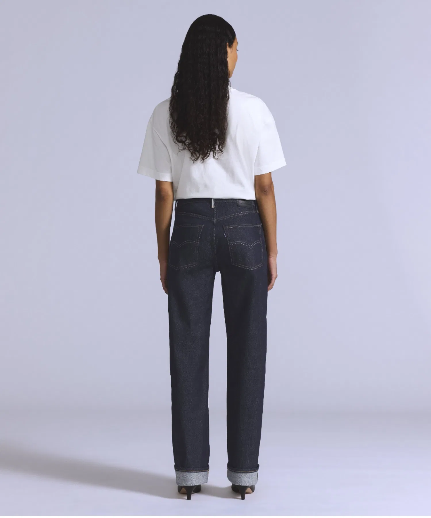 Джинсы Levi's BLUETAB™ Beau, темно-синие. — фото 4
