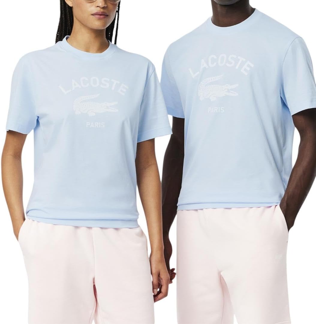 

Мужская футболка Lacoste с круглым вырезом и коротким рукавом, классического кроя с графическим принтом, Rill Blue Branding, Синий, Мужская футболка Lacoste с круглым вырезом и коротким рукавом, классического кроя с графическим принтом, Rill Blue Branding