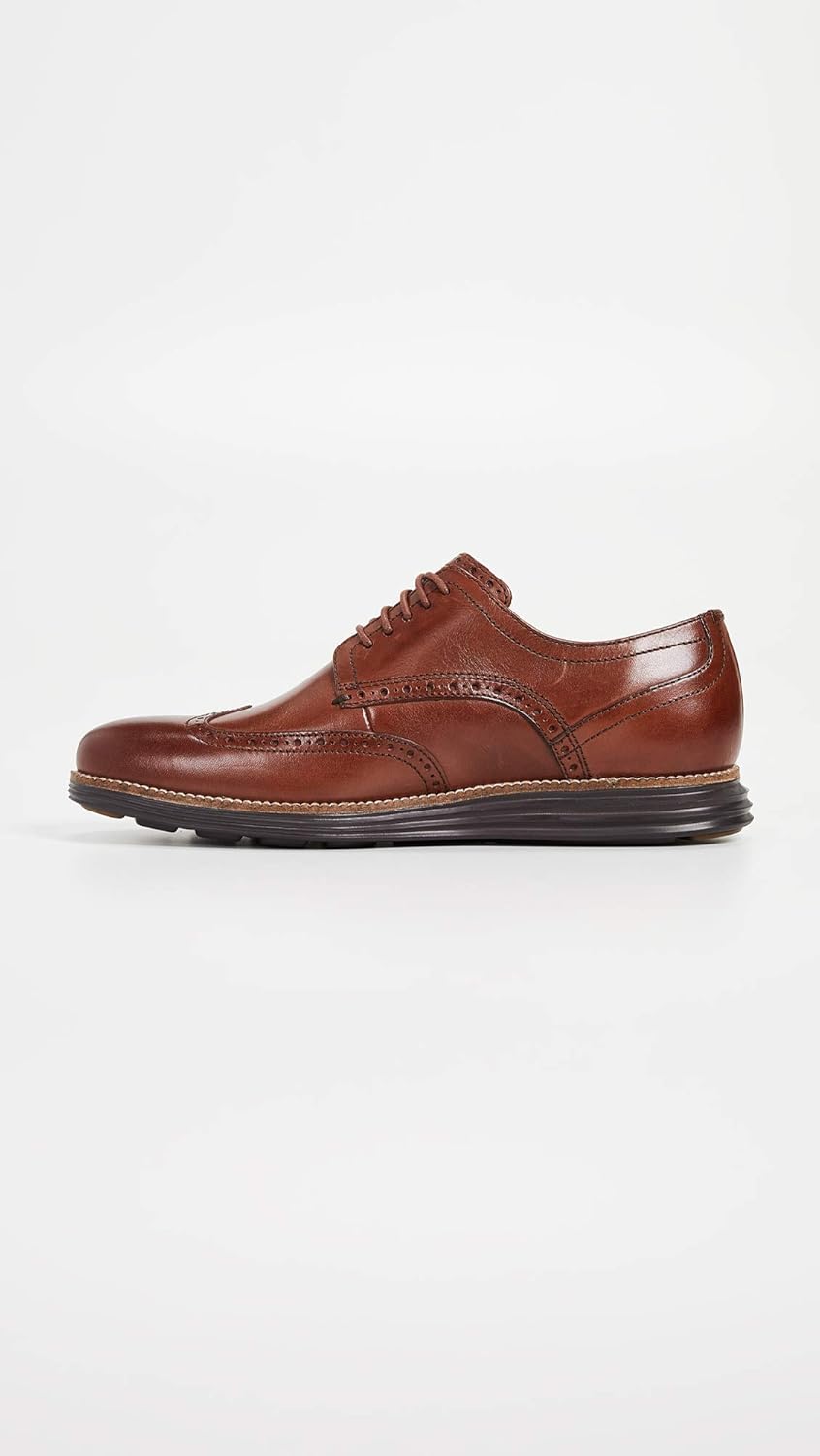 Мужские оксфорды Cole Haan Original Grand Shortwing, Woodbury/Java — фото 2
