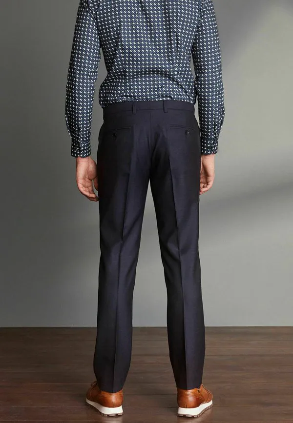 Классические фирменные брюки для костюма Next, Navy Blue — фото 4