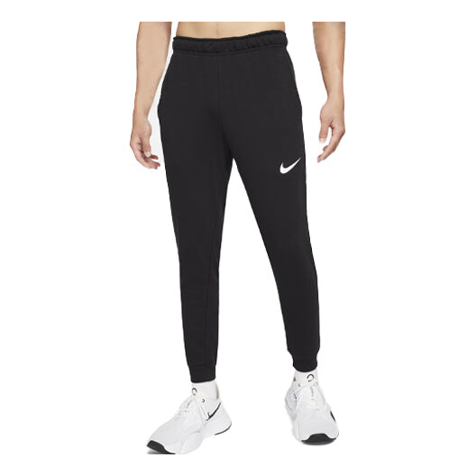 

Брюки men's dri-fit solid color casual training sports pants/trousers/joggers black Nike, черный