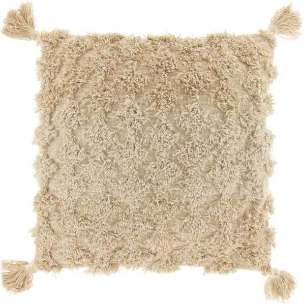 

Декоративная подушка Unique Living Beira, 45x9x45 см цвет beige/braun