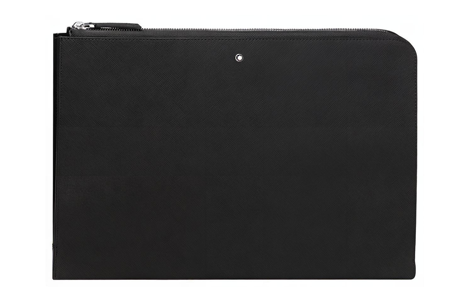 

MONTBLANC Кожаный портфель-клатч мужской black