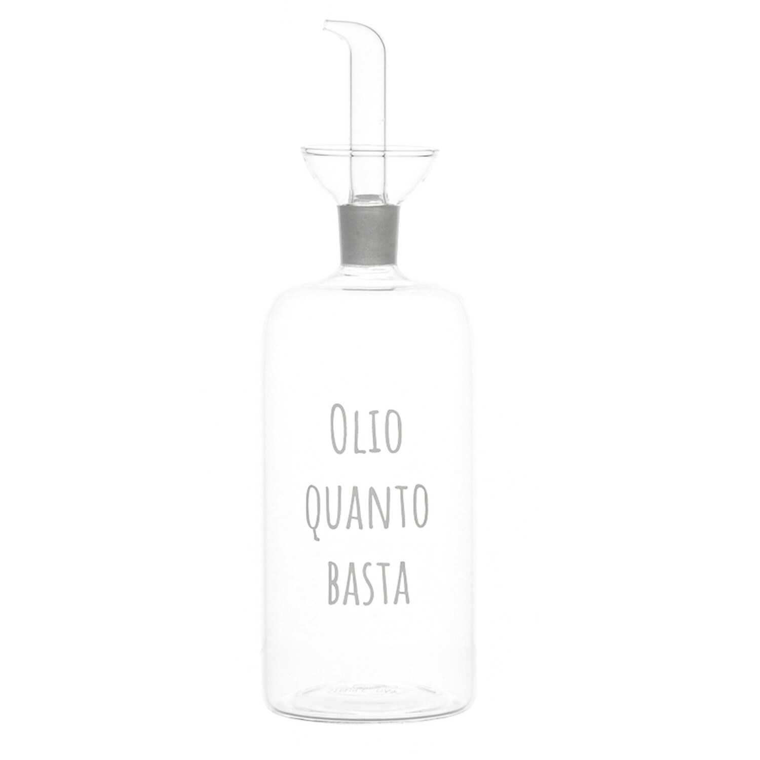 

Масленка из боросиликатного стекла с шелкографией - Quanto Basta Oil Simple Day