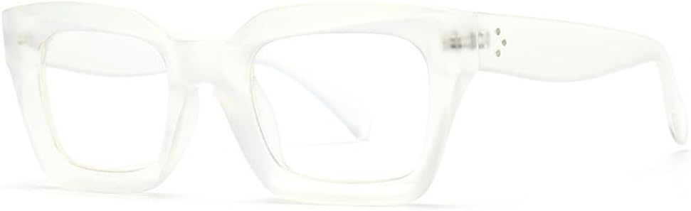 

Солнцезащитные очки для женщин и мужчин, винтажные солнцезащитные очки для женщин, уникальные очки с плоской верхней частью, защита от УФ-излучения UV400 TKKTLLT, Clear-clear