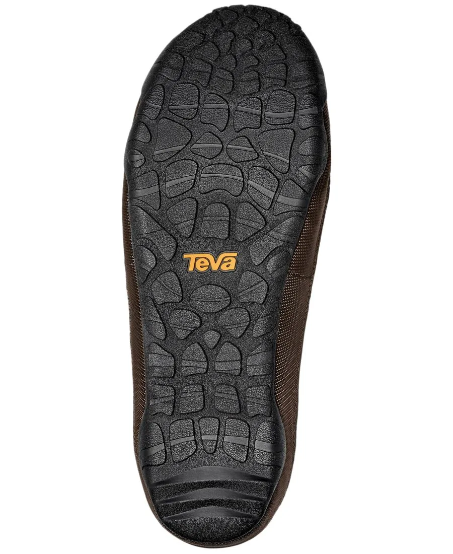 Мужские стеганые сабо ReEmber Terrain Teva, slate черный/choc коричневый — фото 3