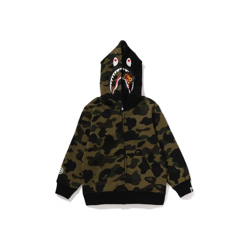 Свитшот для детей A BATHING APE оранжевый — фото 4