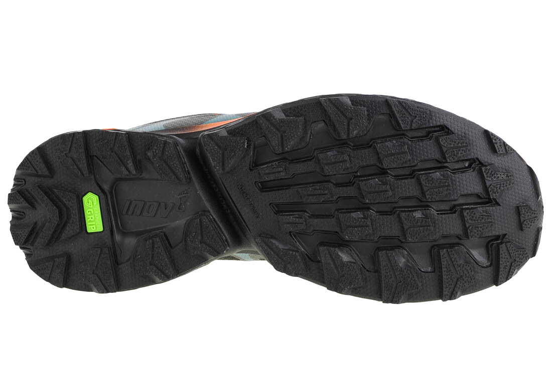 Кроссовки Inov-8 Trailfly Ultra G 300 Max, черный/голубой/оранжевый — фото 4