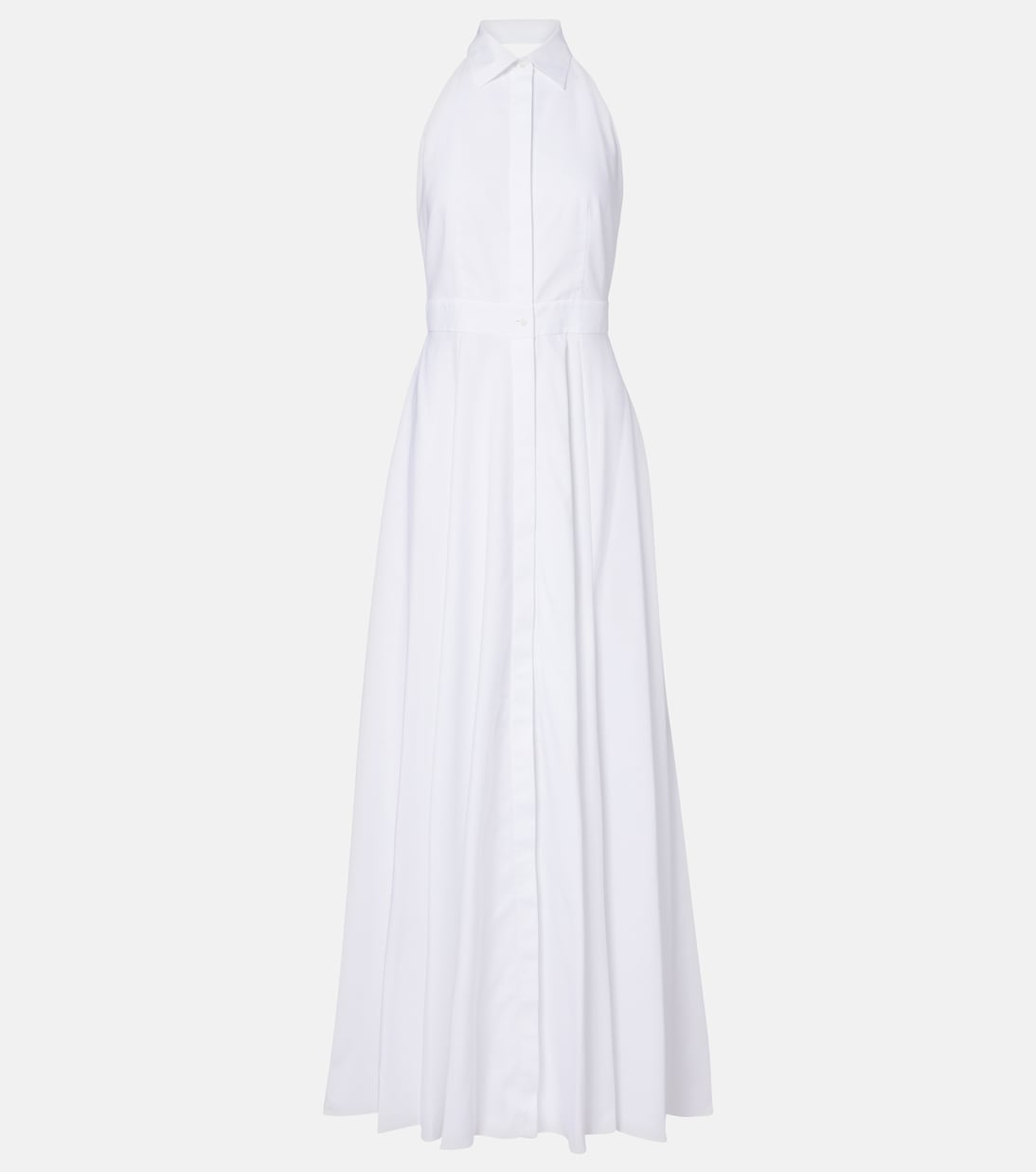 

Платье макси из хлопкового поплина Ralph Lauren Collection, белый