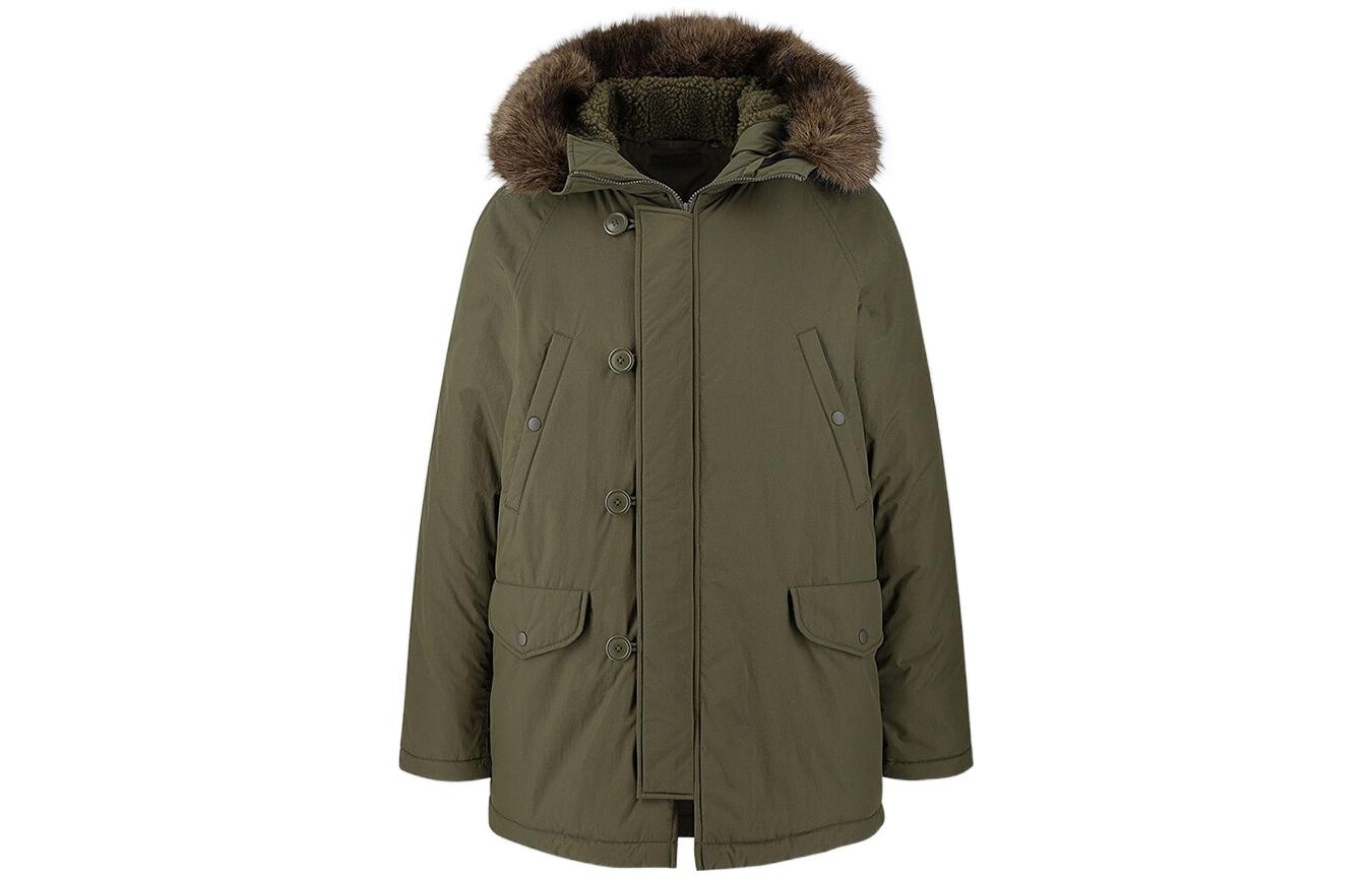 

Парка Пальто Мужское Зеленый Uniqlo, зеленый