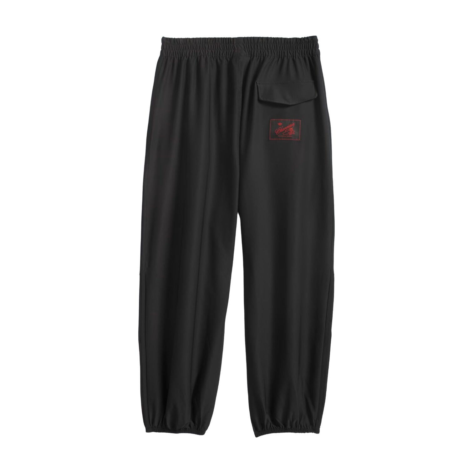 Спортивные брюки Adidas x Willy Chavarria Twill Oversize Track Pants 'Black' — фото 2