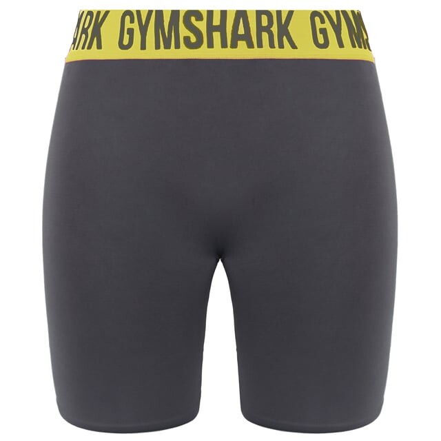 

Бесшовные женские велосипедки серого цвета Gymshark, желтый