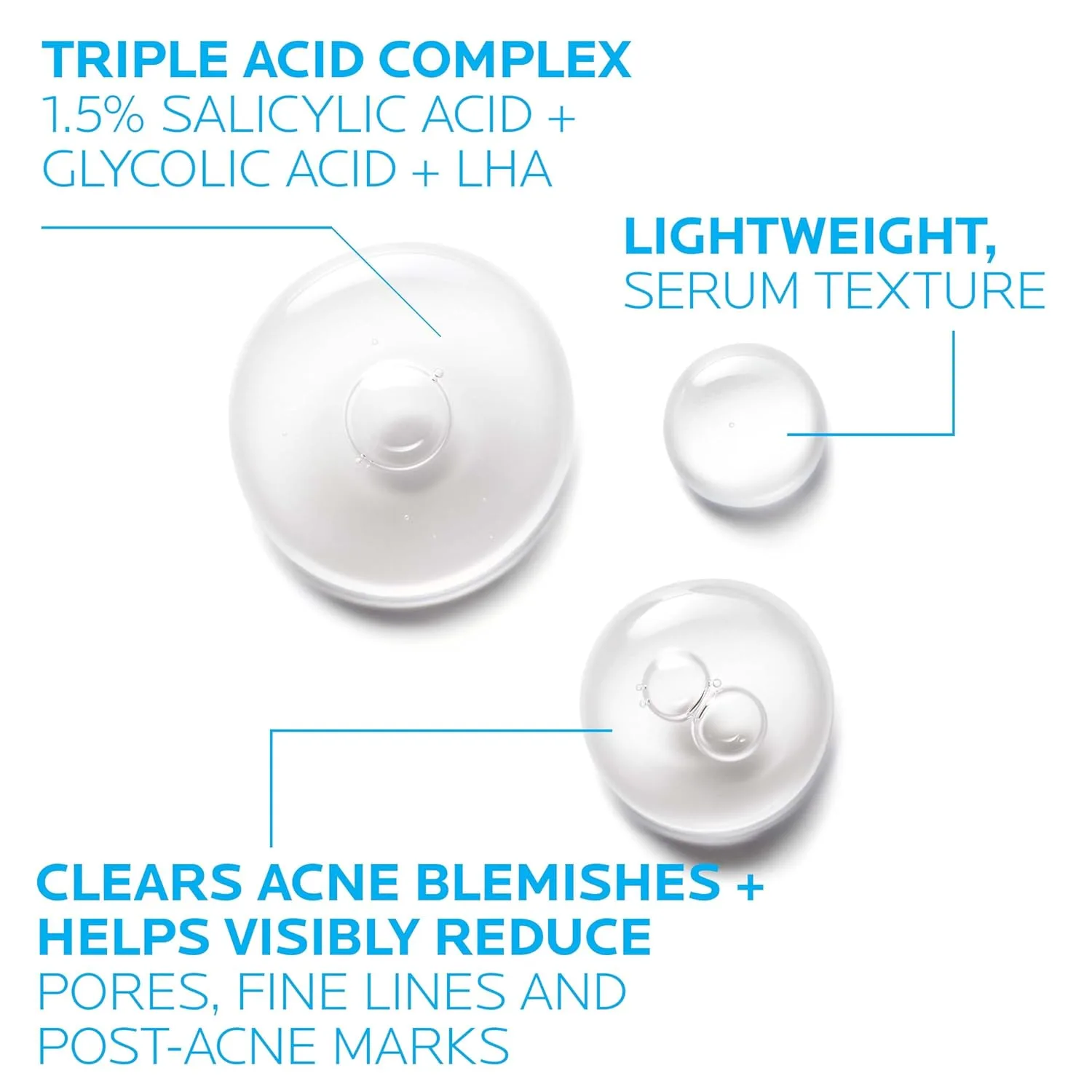 Сыворотка La Roche-Posay — От прыщей Effaclar с , % салициловой кислотой, с гликолевой кислотой и ниацинамидом — фото 3