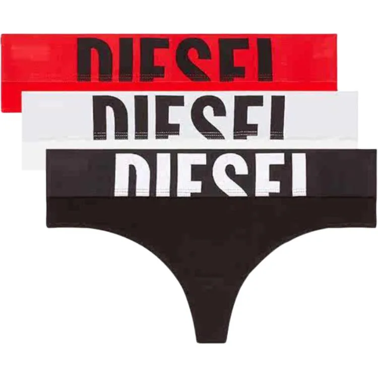 Triangle Underwear Women's 3 Pack DIESEL, 3 pack (красный+черный+белый)