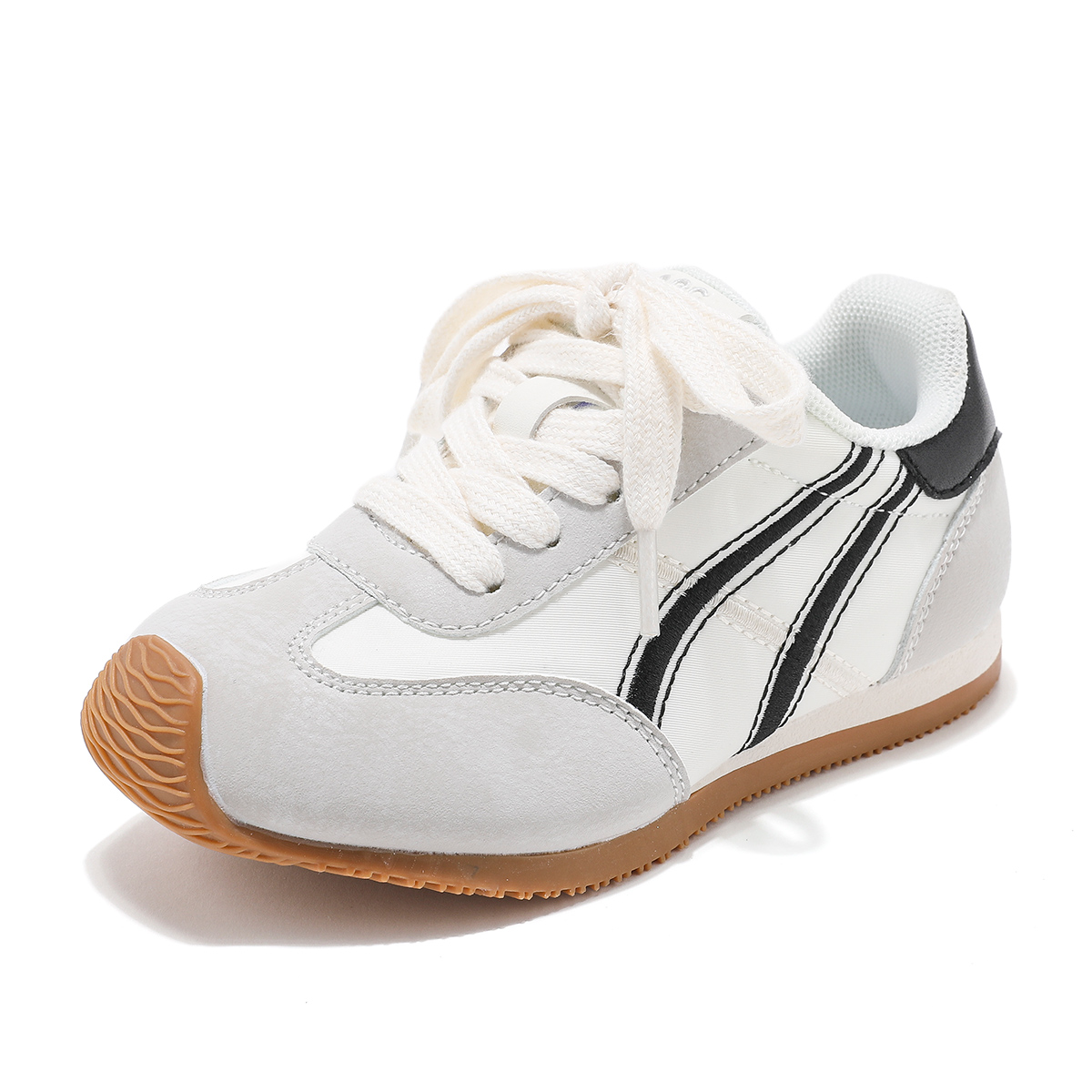 

Нескользящие, легкие, амортизирующие, низкие повседневные кроссовки для детей ABC KIDS, серый/белый/черный