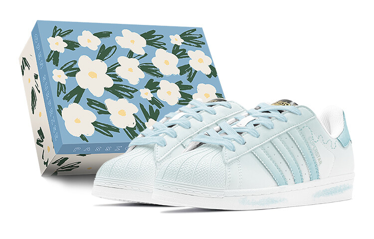 

Adidas originals Superstar Series Обувь для скейтбординга унисекс, Light Blue