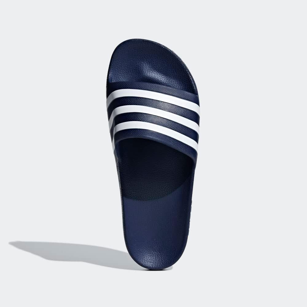 Сандалии adidas Adilette Aqua для взрослых, унисекс, белый/синий/темно-синий — фото 3