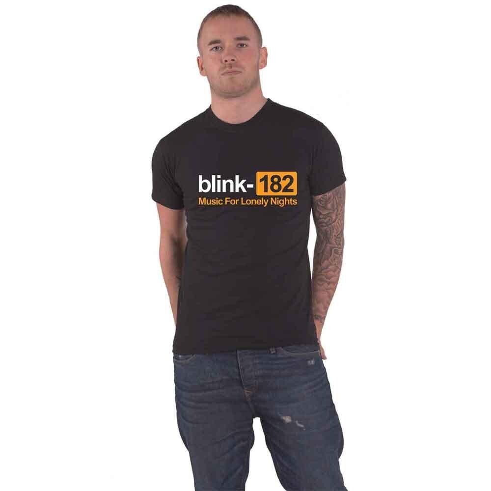 

Футболка «Одинокие ночи» Blink 182, черный