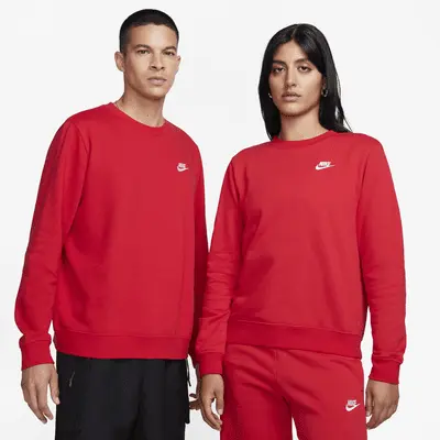 

Толстовка Nike Sportswear Club Fleece, цвет University Red/White