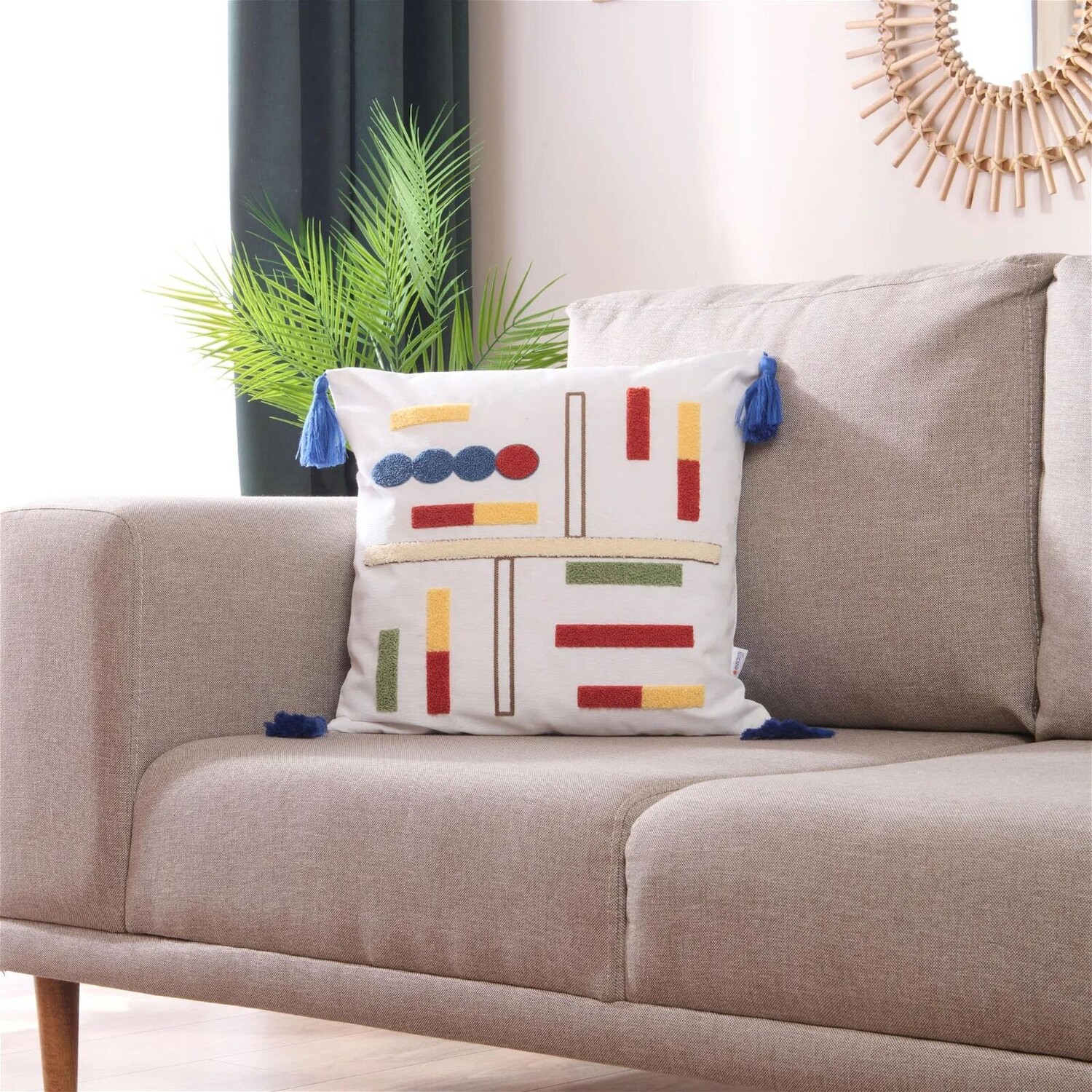 

Декоративная подушка Evidea Soft Striped Punch - Разноцветный - 45x45 см