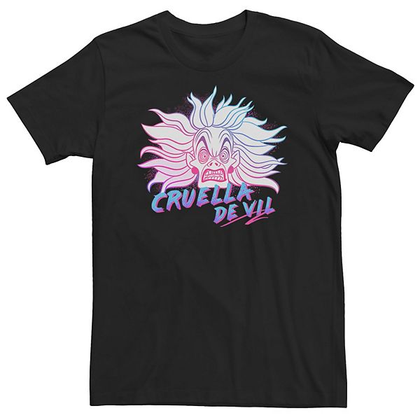 

Футболка Big & tall с принтом далматинцев Cruella Disney