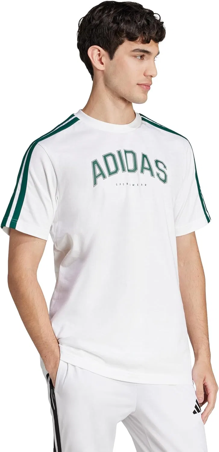 Футболка с графикой adidas, белый