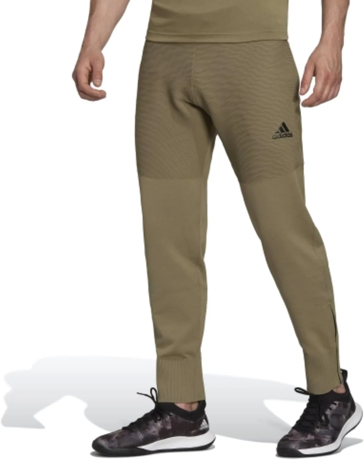 Мужские теннисные брюки Adidas Primeknit, цвет Orbit Green