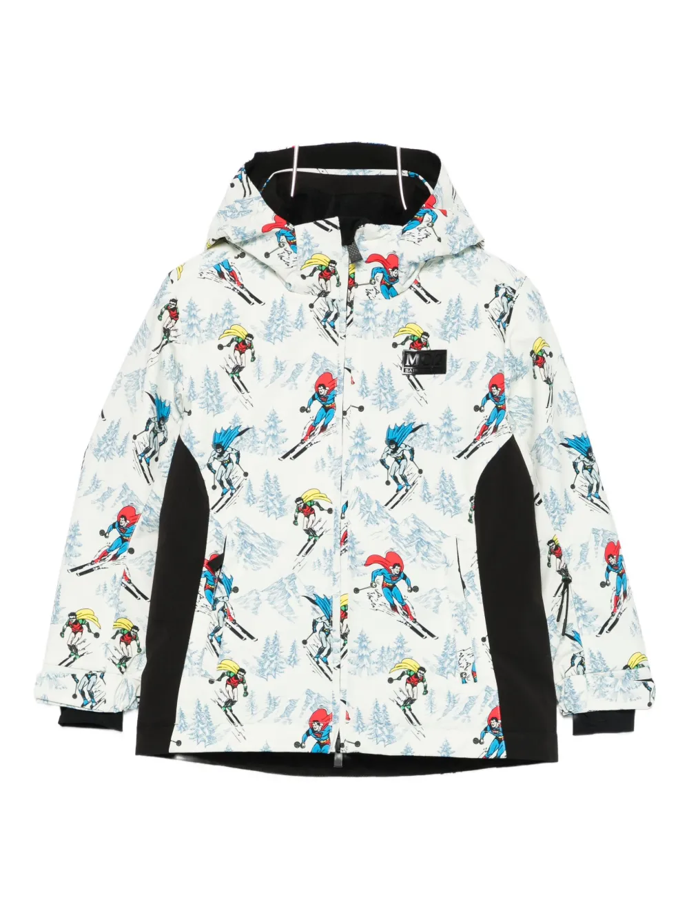 

Худи с графическим принтом Mc2 Saint Barth Kids, белый