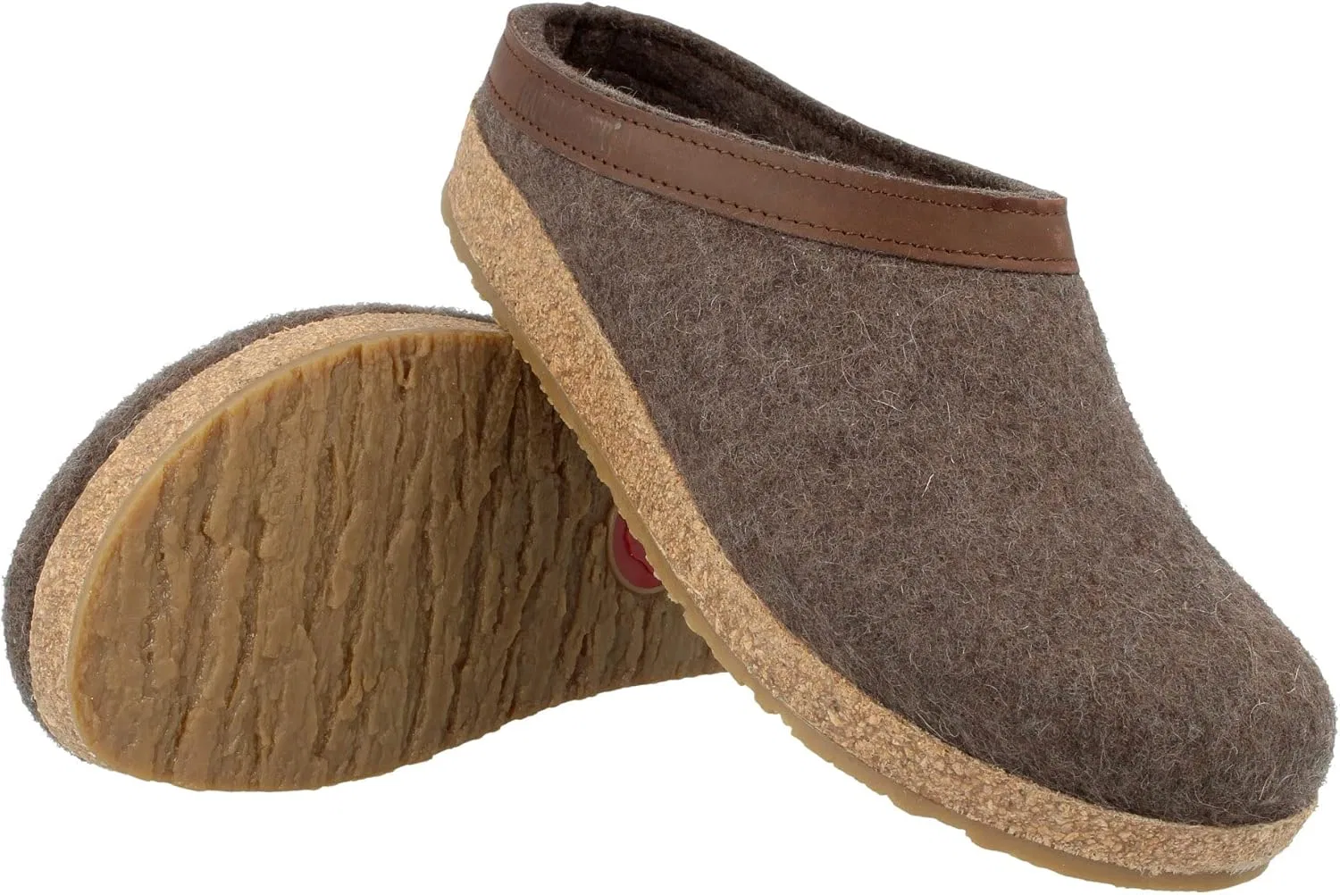 Тапочки Haflinger Grizzly Torben 713001 унисекс для взрослых, Mottled Brown — фото 3