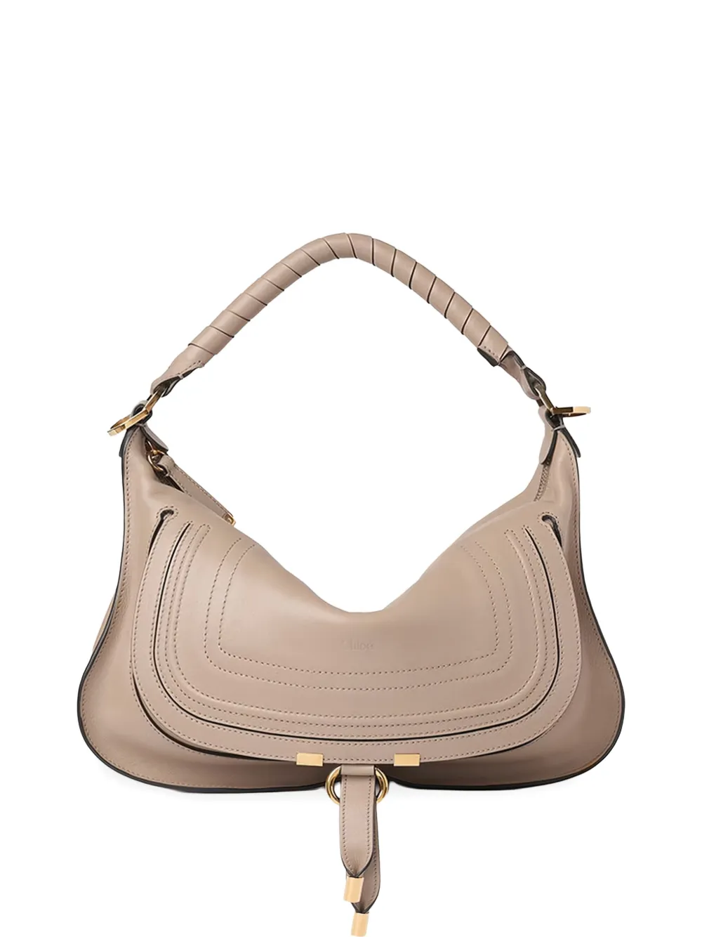 

Сумка на плечо с застежкой-молнией Chloe, бежевый