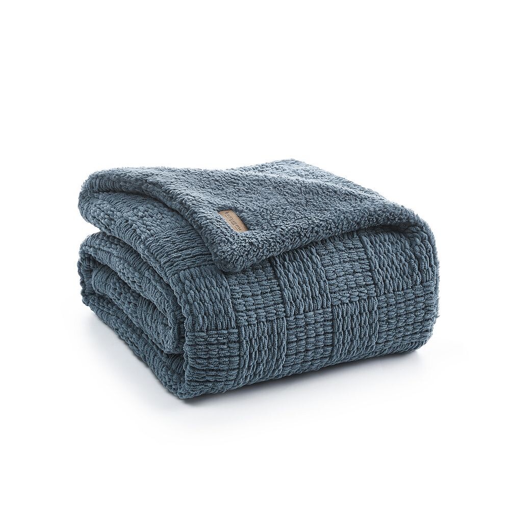 

Плед Koolaburra от UGG Margo Knit Throw Koolaburra by UGG, цвет Faded Denim