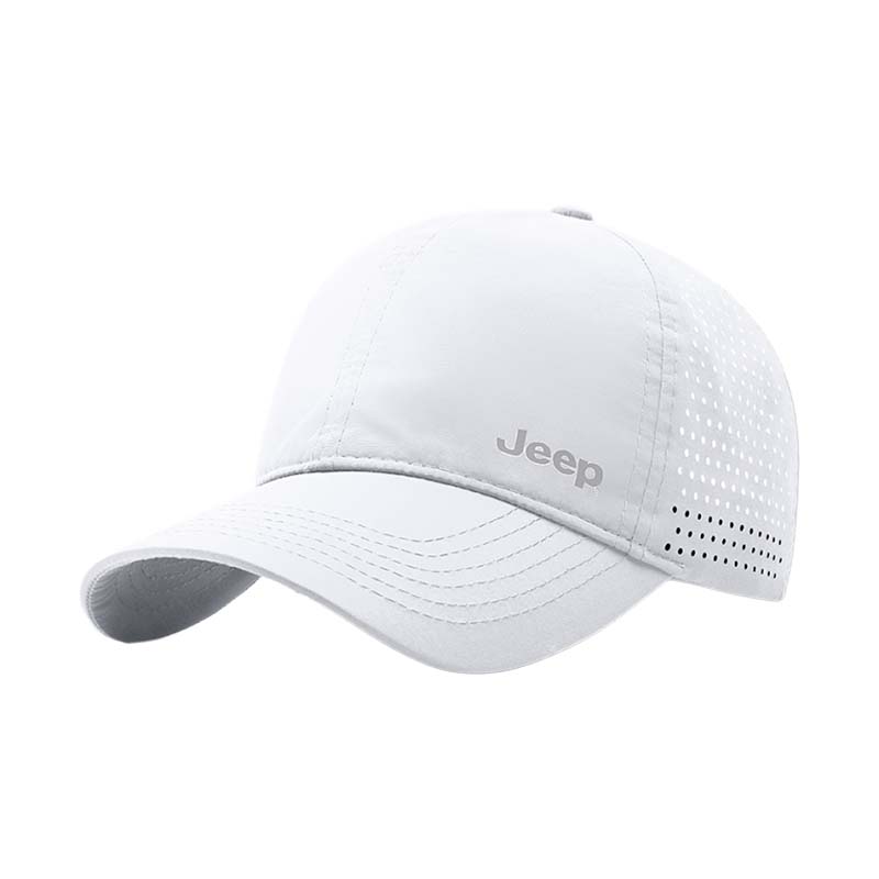 

Бейсболка из полиэстера Unisex Jeep, белый[breathable mesh | sun protection]